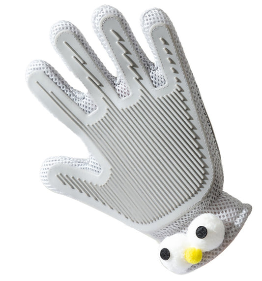 2-in-1 Pet Grooming Glove & Brush – Cat Hair Remover, Dog Deshedding Tool, Massage Comb for Cats & Dogs